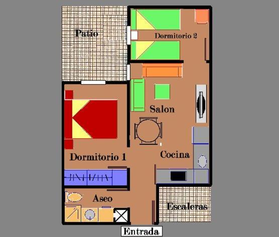 Apartamento Verde, Tranquilo, 2 D, Parking Opcional Seville Luaran gambar